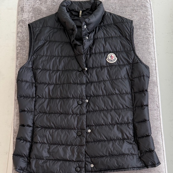 Moncler Women's Quilted Black Vest Size XS - Picture 8 of 11